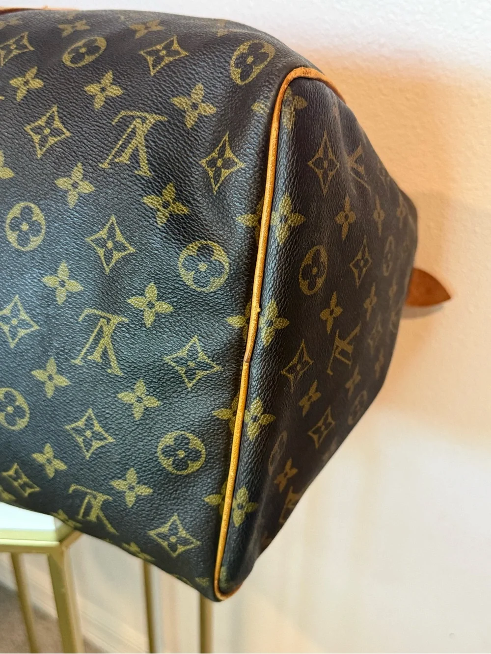 Vintage 1985 Louis Vuitton Monogram Keepall 55 Bandoulière Travel Duffel Bag